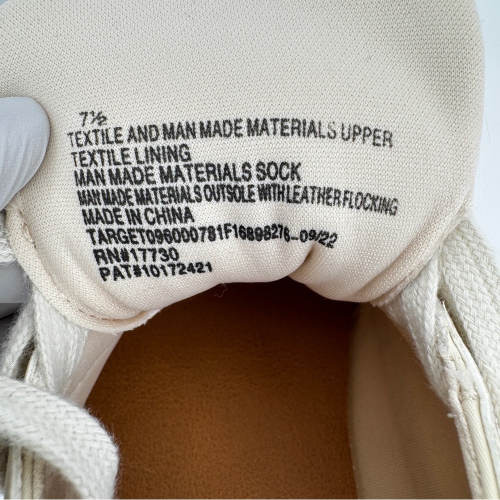 UNIVERSAL THREAD Courtney Sneakers 7.5 Light Beige Memory Foam Casual Athletic - Picture 2 of 14